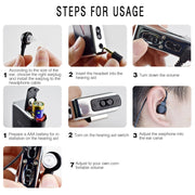 Auricolare con amplificatore audio per apparecchi acustici V99