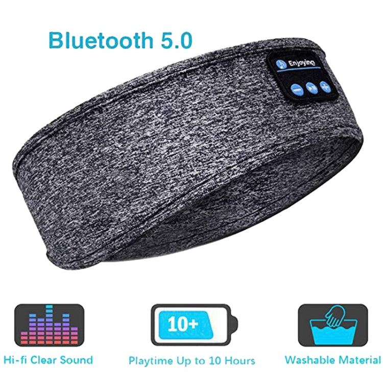 Fascia per bandana Bluetooth per dormire Fascia per musica sportiva wireless Maschera per gli occhi per musica per dormire incorporata