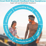 Fascia per bandana Bluetooth per dormire Fascia per musica sportiva wireless Maschera per gli occhi per musica per dormire incorporata