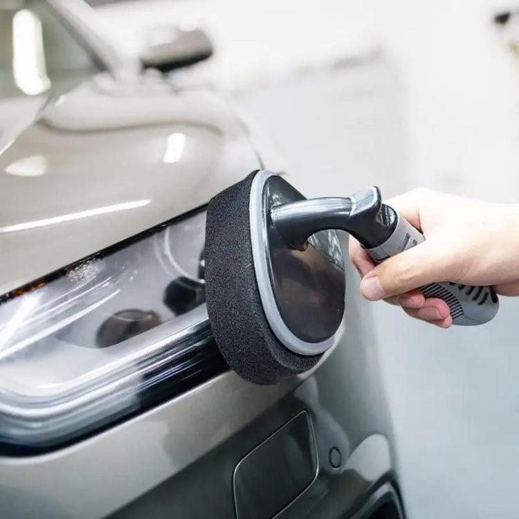 Durevole spazzola in spugna curva per ceratura di pneumatici per auto, Waxing Brush