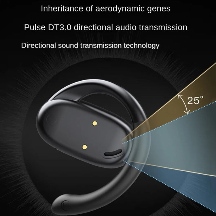 Auricolari Bluetooth 5.3 wireless con riduzione del rumore di chiamata con gancio per l'orecchio regolabile T35 OWS, Black, White, Blue