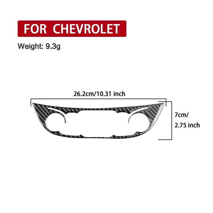 Adesivo per pannello pomello di controllo centrale guida a sinistra per Chevrolet Malibu 2016-2022 modello B
