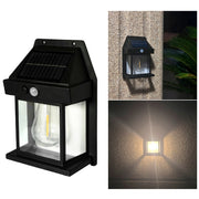 Lampada da parete solare per esterni con sensore di movimento