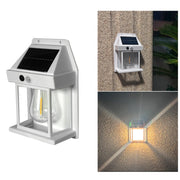 Lampada da parete solare per esterni con sensore di movimento
