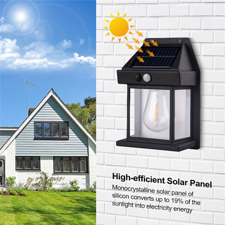 Lampada da parete solare per esterni con sensore di movimento