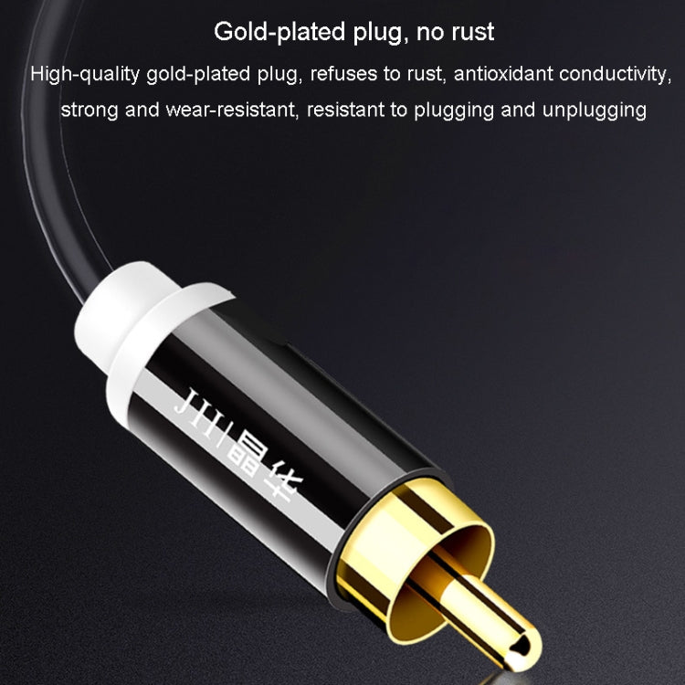 Cavo audio JINGHUA 2RCA con doppia spina di loto Cavo di collegamento dell'amplificatore stereo canale sinistro/destro, 1.5m, 3m, 5m, 10m