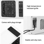 Riscaldatore elettrico da tavolo 600W PTC con telecomando