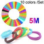 Filo PCL per stampa 3D 1,75 mm 10 colori 5m