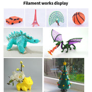 Materiali di consumo per penne per stampa 3D Materiale di linea resistente ad alta resistenza da 1,75 mm Filo di seta per stampa di materie prime ambientali, 10colors /Set PCL 5m