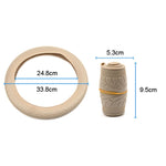 Custodia protettiva in silicone per auto, resistente all'usura, modello di pneumatico antiscivolo, custodia per impugnatura, For 36cm-40cm Diameter Steering Wheel
