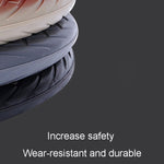 Custodia protettiva in silicone per auto, resistente all'usura, modello di pneumatico antiscivolo, custodia per impugnatura, For 36cm-40cm Diameter Steering Wheel