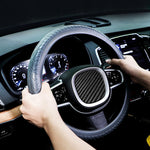 Custodia protettiva in silicone per auto, resistente all'usura, modello di pneumatico antiscivolo, custodia per impugnatura, For 36cm-40cm Diameter Steering Wheel