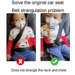Limitatore fisso del sedile anti-strangolatore per bambini, regolatore della cintura di sicurezza dell'auto