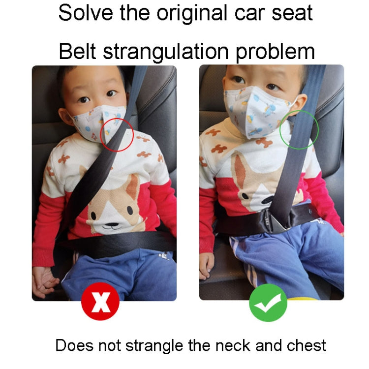 Limitatore fisso del sedile anti-strangolatore per bambini, regolatore della cintura di sicurezza dell'auto