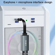 Scheda audio USB con convertitore e porta audio 3.5