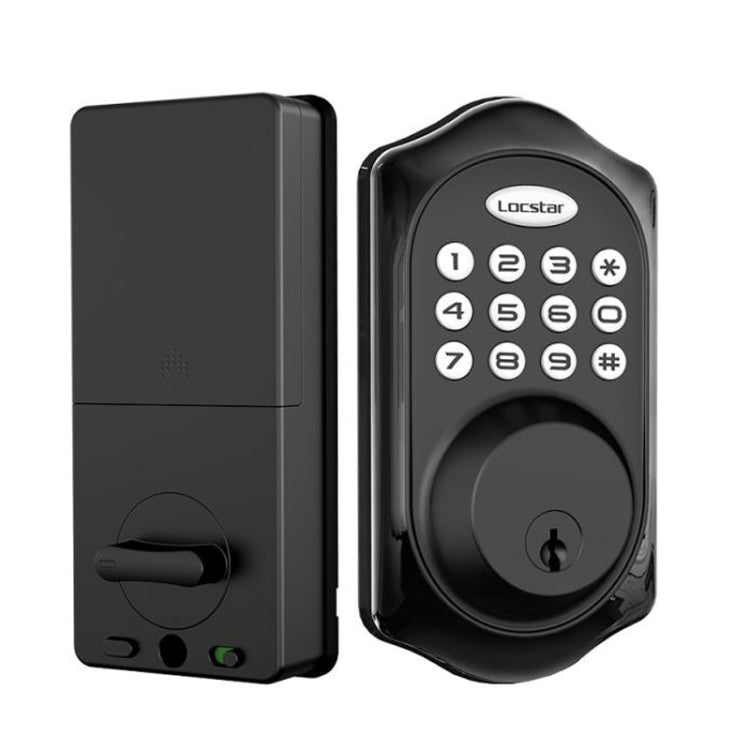 Serratura elettronica intelligente automatica con password Tuya remota Bluetooth LOCSTAR C88, C88 Black