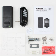 Serratura elettronica intelligente automatica con password Tuya remota Bluetooth LOCSTAR C88, C88 Black