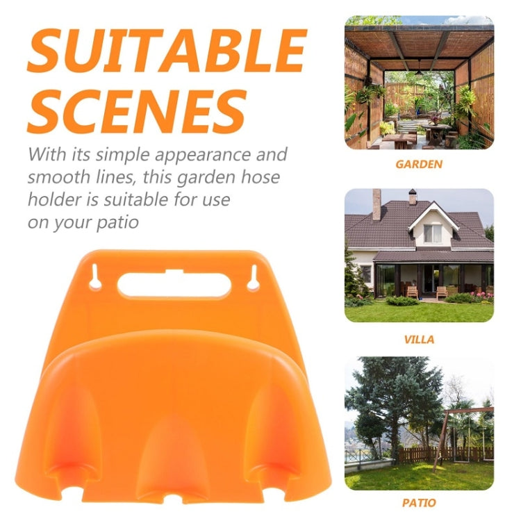 Accessori per l'irrigazione del giardino con supporto per tubo dell'acqua in plastica montato a parete