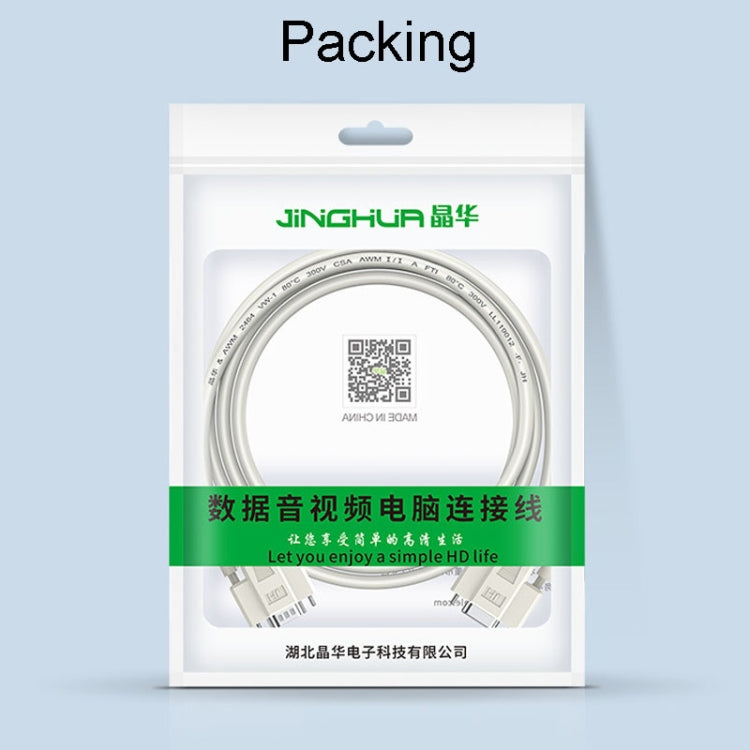 Cavo DB JINGHUA B110 maschio-femmina Cavo COM seriale RS232 Linea di connessione dispositivo stampante, 1.5m, 3m, 5m, 10m
