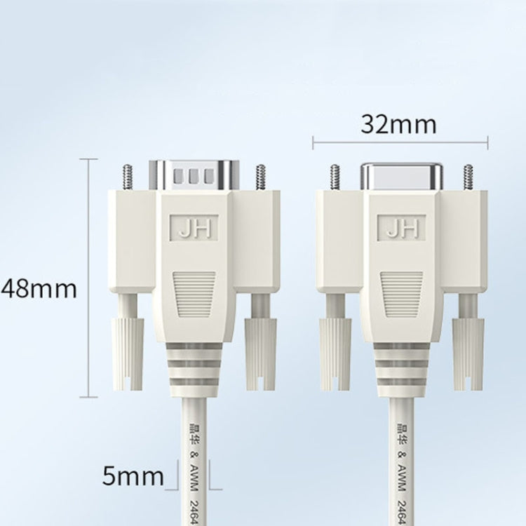 Cavo DB JINGHUA B110 maschio-femmina Cavo COM seriale RS232 Linea di connessione dispositivo stampante, 1.5m, 3m, 5m, 10m