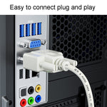 Cavo DB JINGHUA B110 maschio-femmina Cavo COM seriale RS232 Linea di connessione dispositivo stampante, 1.5m, 3m, 5m, 10m