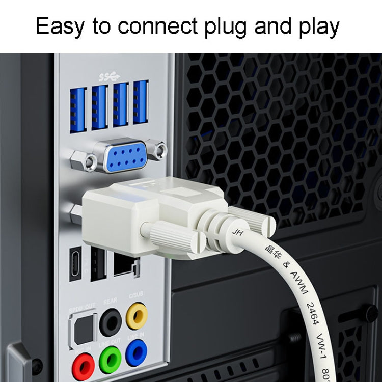 Cavo DB JINGHUA B110 maschio-femmina Cavo COM seriale RS232 Linea di connessione dispositivo stampante, 1.5m, 3m, 5m, 10m
