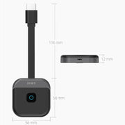 Il lanciatore di schermi wireless intelligente JINGHUA Z500 HD supporta la commutazione dello schermo orizzontale e verticale