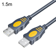 Cavo dati in rame JINGHUA U110 USB 2.0 maschio-maschio con anello magnetico, 1.5m, 3m, 5m, 10m