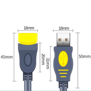 Jin GH UA U111 Cavo prolunga dati USB 2.0 Cavo adattatore audio/video per computer, 1.5m, 3m, 5m, 10m