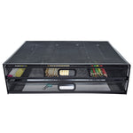 Organizer cassetto estraibile in ferro a 2 strati 41x31x12 cm