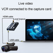 Dispositivo di registrazione di giochi dal vivo JINGHUA Z812 da USB a HDMI