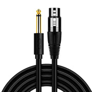 Cavo audio XLR 6.5mm maschio-femmina bilanciato 3 core