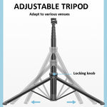Selfie stick con treppiede in metallo estendibile 2 m