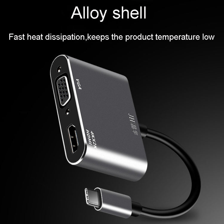 Convertitore docking station HUB Type-C HDMI VGA USB