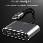 Convertitore docking station HUB Type-C HDMI VGA USB