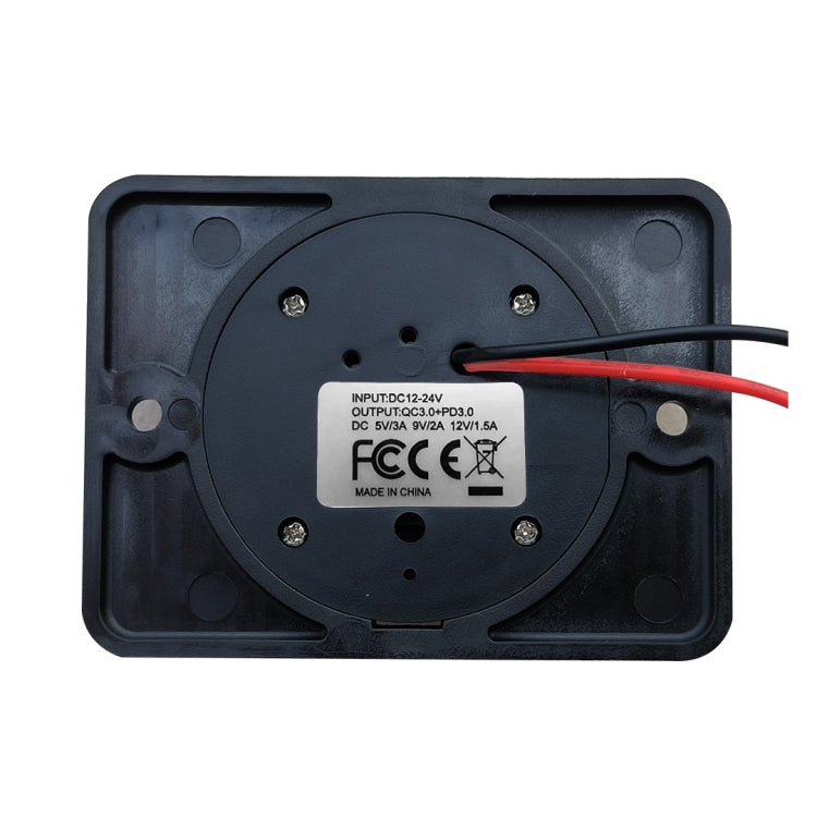 Caricatore con presa USB impermeabile modificato per nave da auto, UCC-350 QC+PD Fast Charge 30W, UCC-350 AC3.1A Total 3.1A 15.5W