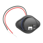 Caricatore per auto USB-C a ricarica rapida per modifica auto 2 in 1, UCC-320 QC3.0+PD