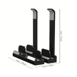 Base di raffreddamento rialzata per desktop con supporto verticale per laptop a doppio scopo