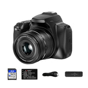 KOMERY W2 64MP 4K Schermo da 3 pollici Zoom ottico 10X+Fotocamera con zoom digitale 4X, W2