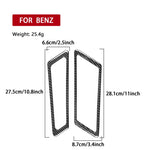 Adesivi per prese d'aria laterali del cofano per Mercedes-Benz Classe G W463, 2 pezzi/set