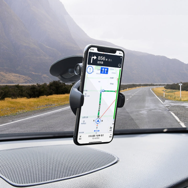 Supporto per telefono di navigazione con ventosa per cruscotto dell'auto