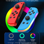 JOY-02 Maniglia da gioco sinistra e destra con luci RGB Body Feel Bluetooth Gamepad per Switch / Switch OLED / Switch Pro / Switch Lite / Switch Joycon