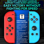 JOY-02 Maniglia da gioco sinistra e destra con luci RGB Body Feel Bluetooth Gamepad per Switch / Switch OLED / Switch Pro / Switch Lite / Switch Joycon
