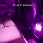 Luci decorative a LED Plug And Play senza carica con luce ambientale USB modello Diamond per auto