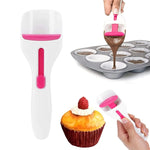 Il cucchiaio per cupcake può spingere il cucchiaio dosatore per pastella e salsa al cioccolato