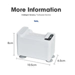 Dispenser automatico elettrico di dentifricio con spremiagrumi a induzione intelligente, Battery White, Rechargeable  White, Battery Silver, Rechargeable Silver