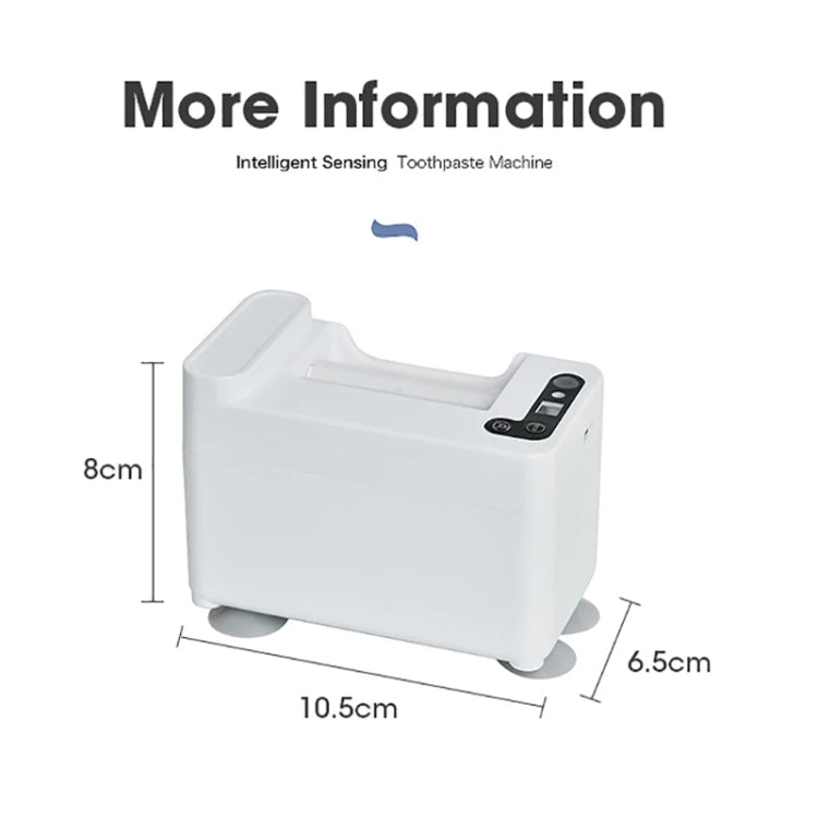 Dispenser automatico elettrico di dentifricio con spremiagrumi a induzione intelligente, Battery White, Rechargeable  White, Battery Silver, Rechargeable Silver