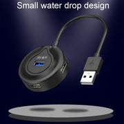 JINGHUA N62 USB 2.0 Splitter a 4 porte Connettore di estensione HUB da uno a quattro, 0.2m Black, 1m Black