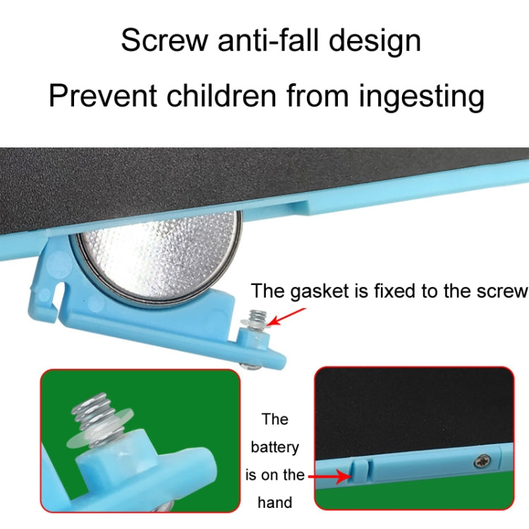 Tavolo da disegno cancellabile per scrittoio LCD per bambini da 16 pollici, Pink Color Handwriting, Black Color Handwriting, Blue Color Handwriting, Pink Monochrome Handwriting, Black Monochrome Handwriting, Blue Monochrome Handwriting