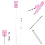 Asta di prolunga portatile per il parcheggio della guida dell'auto, White+Black, Pink+White, Blue+Gray, Purple+Gray